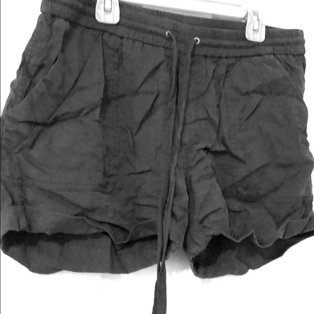 Lucky Brand grey wrinkly casual drawstring shorts
